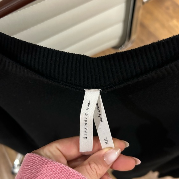 Poplin black sweater - Picture 2 of 2